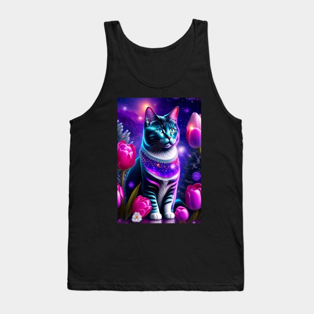 Beauty British Shorthair Tank Top by Enchanted Reverie